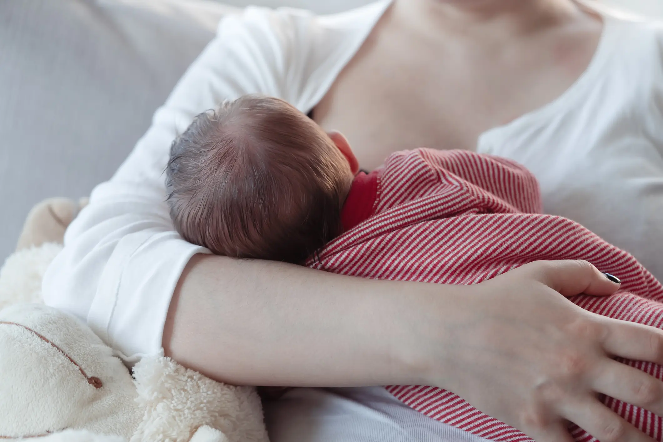 She has continued to breastfeed her children longer than most. (stock image) Credit: istetiana / Getty