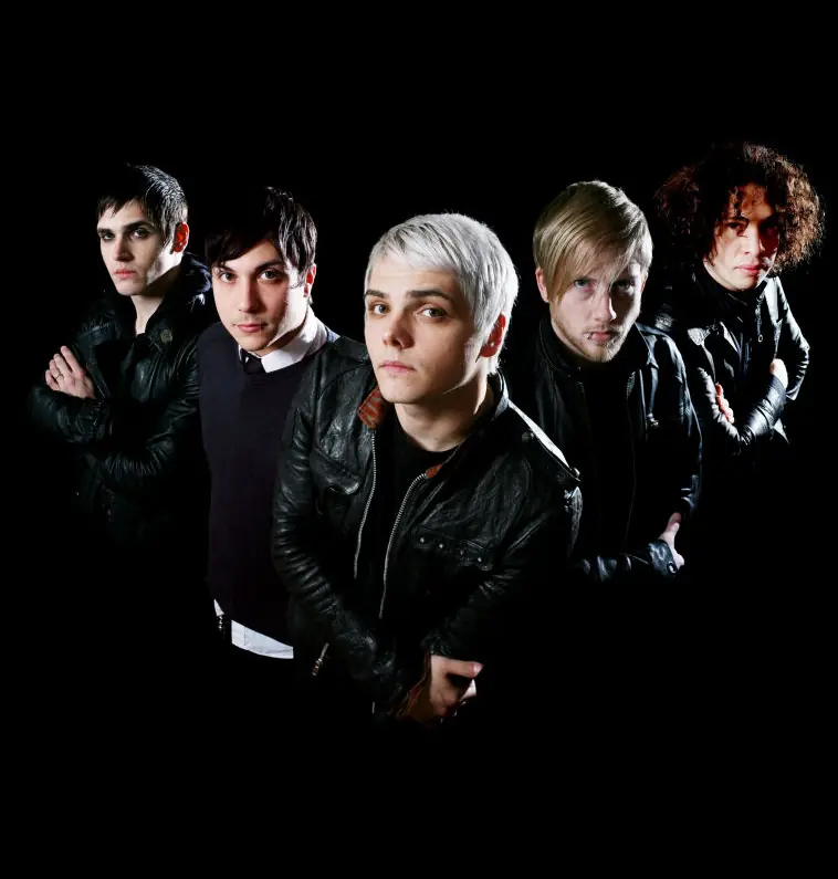 My Chemical Romance star Bob Bryar (second from the right) has been found dead at the age of 44. Credit: Richard Ecclestone / Getty