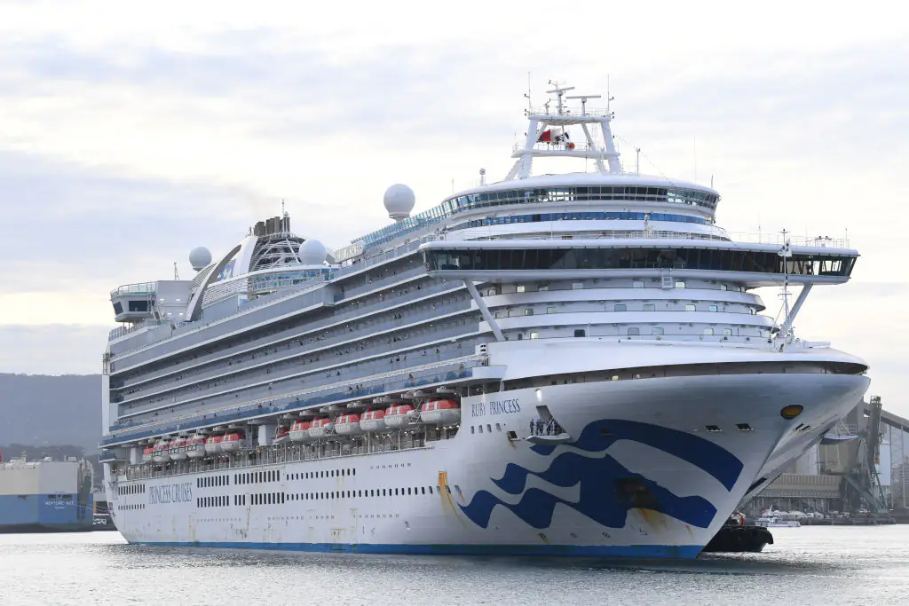 The Ruby Princess. Credit: James D. Morgan/Getty