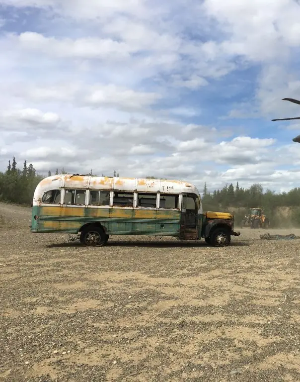 McCandless lived in Bus 142, a 1940s-era Fairbanks city bus. Credit: Handout / Getty