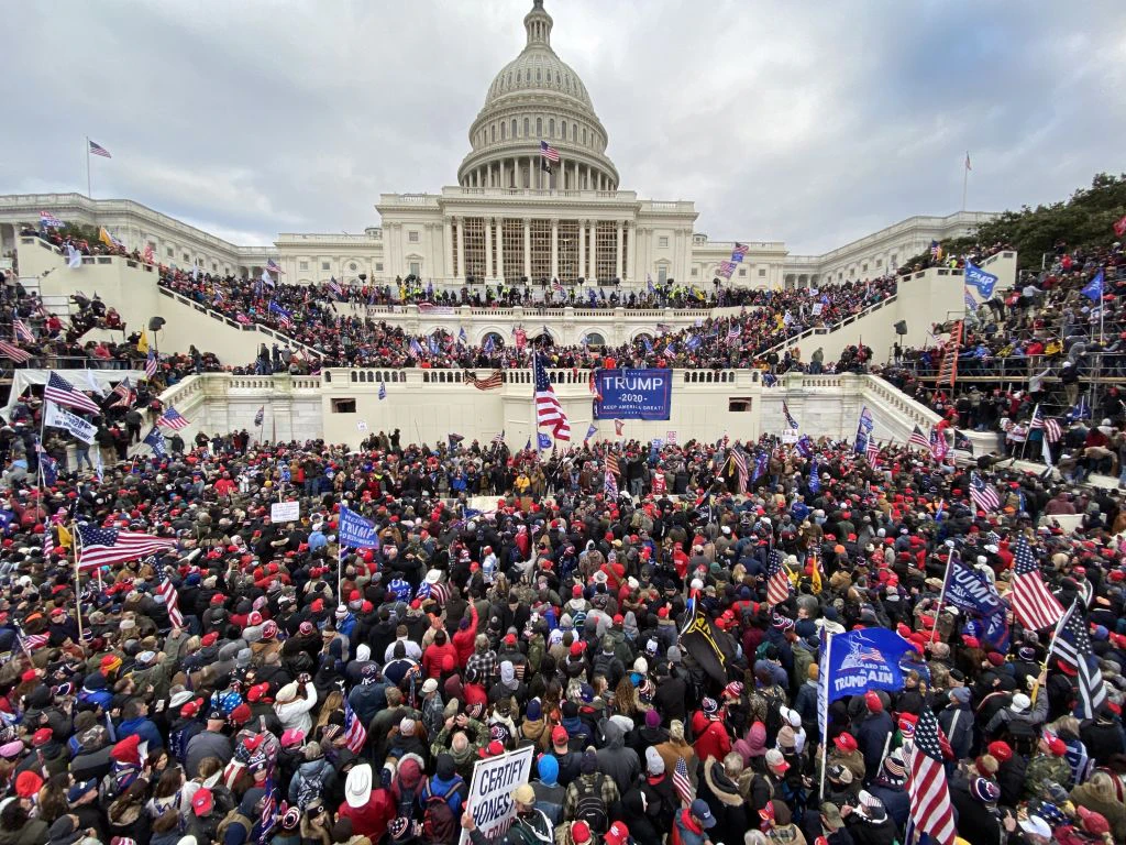 Many people the capitol riots helped fuel political violence. Credit: Anadolu / Getty