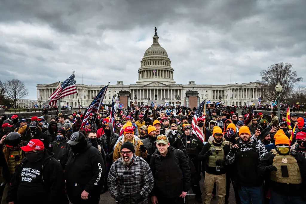 Trump has pardoned the January 6 defendants. Credit: Jon Cherry / Getty