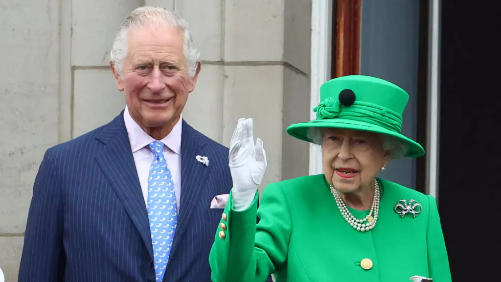 King Charles and Queen Elizabeth II