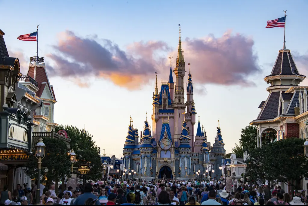 Disney parks are famed for their crowds. Credit: Anadolu / Getty