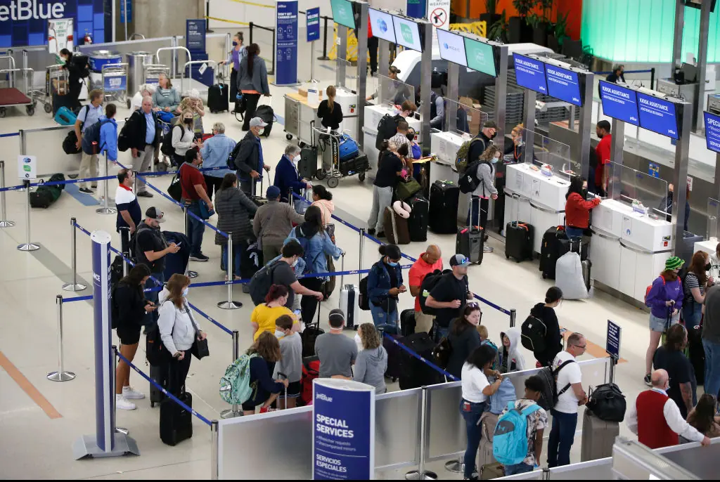Getting through airports can be stressful enough: Boston Globe / Getty