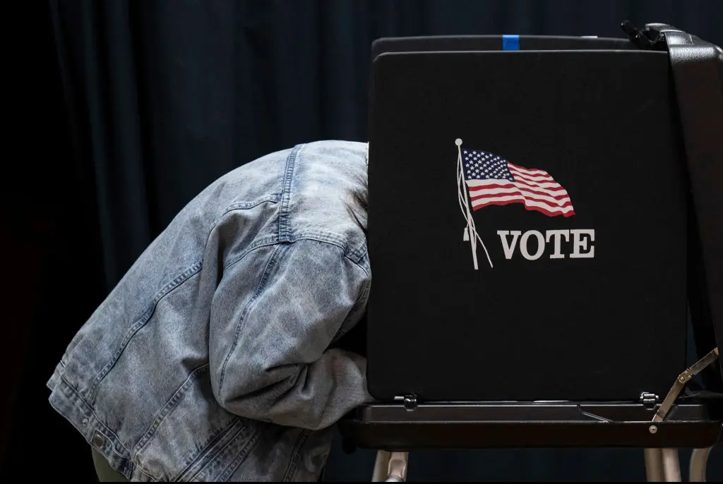 Americans all over the nation are casting their votes. Credit: 	Drew Angerer / Getty
