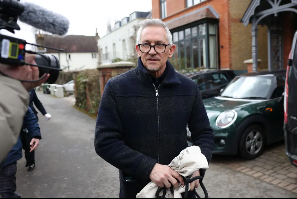 Lineker's nephew-in-law had tragically died. Credit: Hollie Adams/Getty