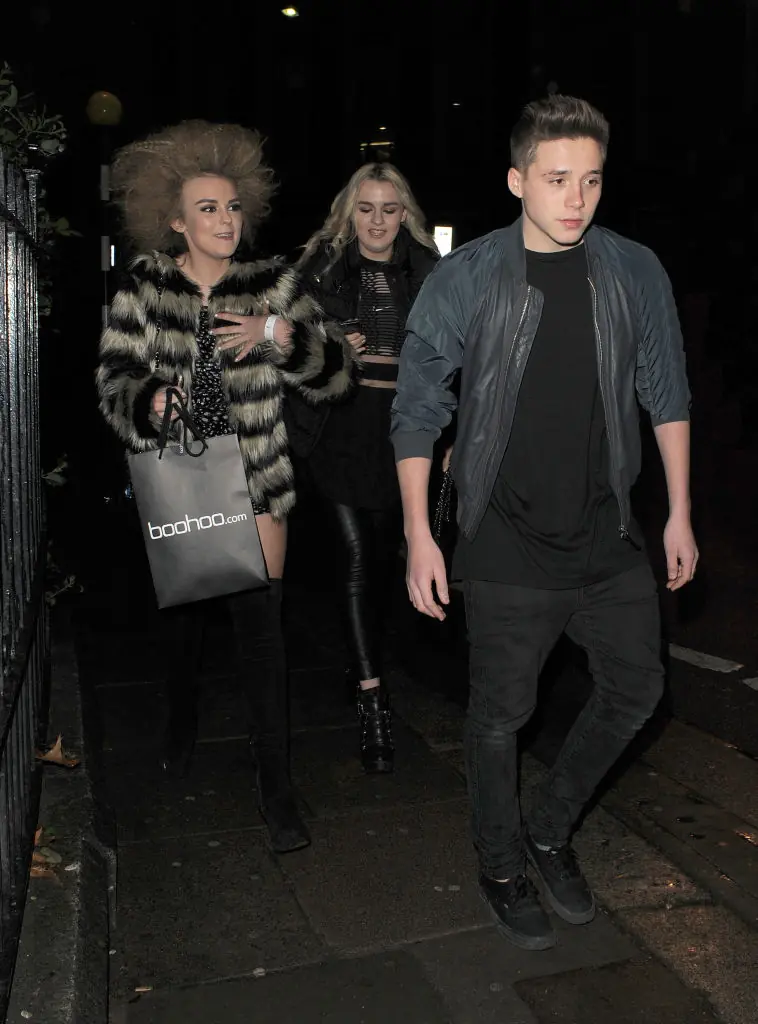 Brooklyn Beckham and Tallia Storm in 2014. Credit: Will / Getty