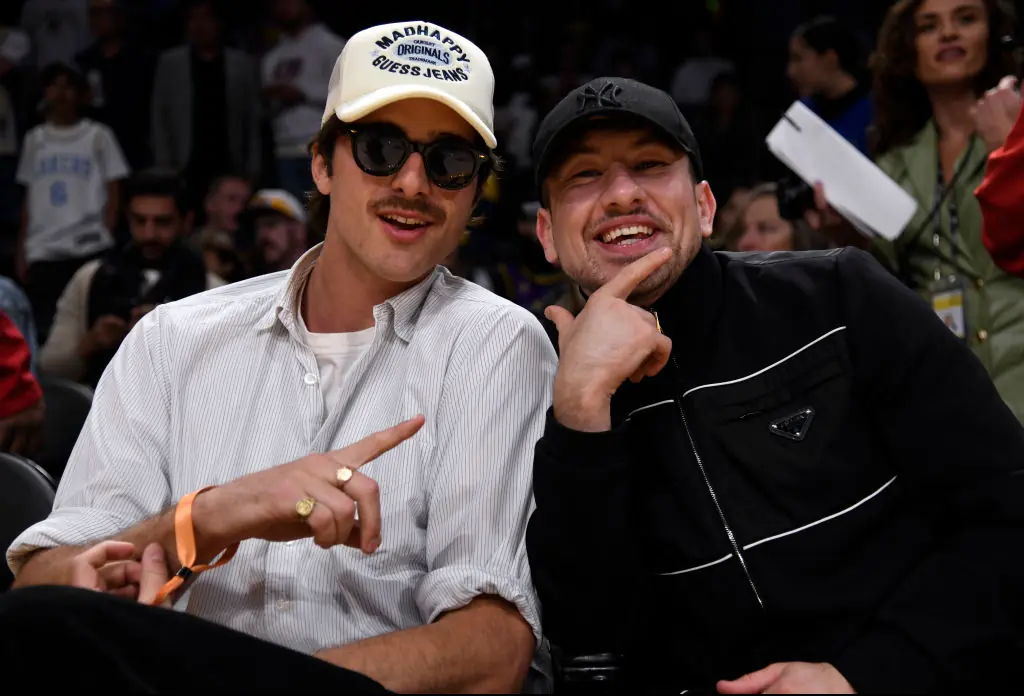 Keoghan starred alongside Jacob Elordi in Saltburn. Credit: Kevork Djansezian/Getty 