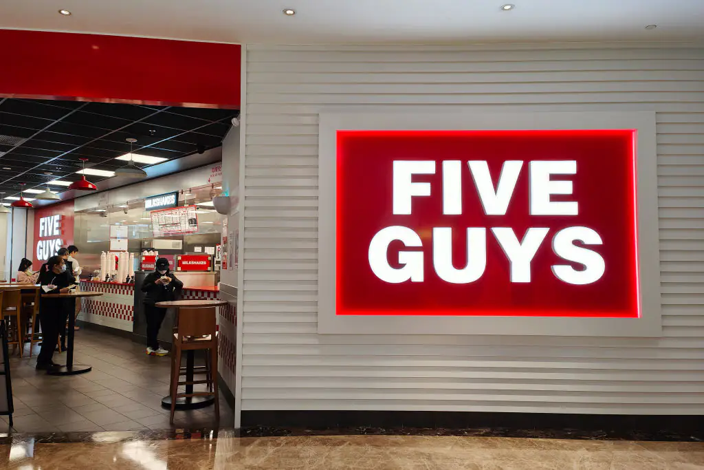 Five Guys is a popular fast food chain. Credit: CFOTO / Getty