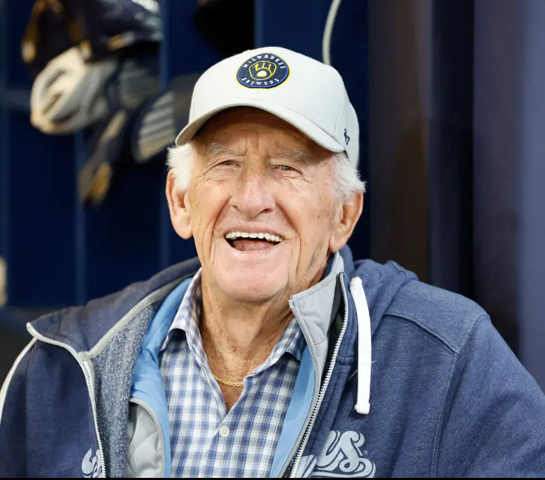 Bob Uecker has passed away at the age of 90. Credit: Jeffrey Phelps/MLB Photos via Getty Images