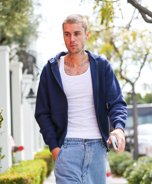 Justin Bieber leaves fans speechless after sharing photos of him in the snow in nothing but his boxers