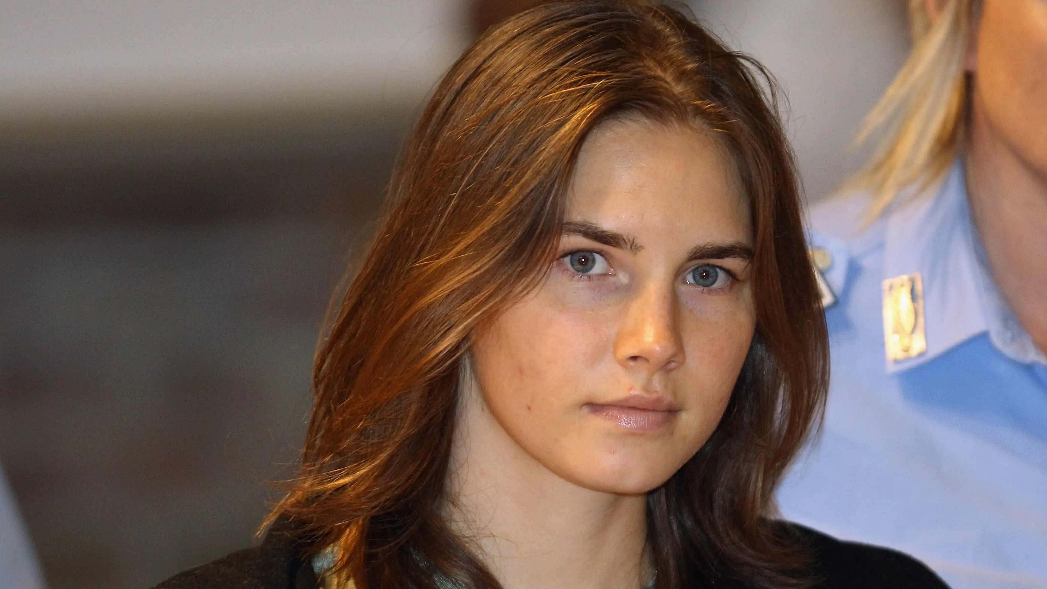 Amanda Knox during the trial for Meredith Kercher's murder