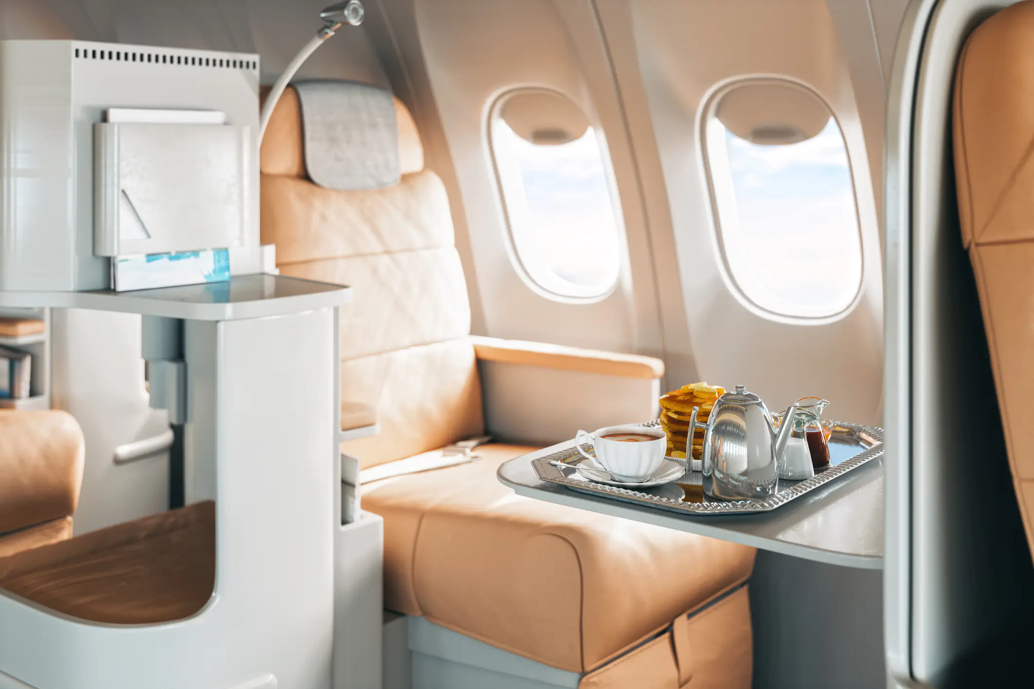 Man's brazen act while flying first class leaves the internet divided: 'Money doesn't buy class'
