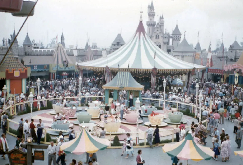 A still taken of Disneyland in Anaheim, CA in 1956. Credit: Icon and Image/Getty