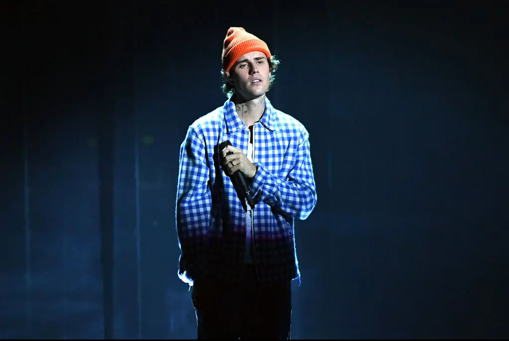 Bieber expressed his sorrow through a fan's video. Credit: Kevin Mazur/AMA2020/Getty/dcp