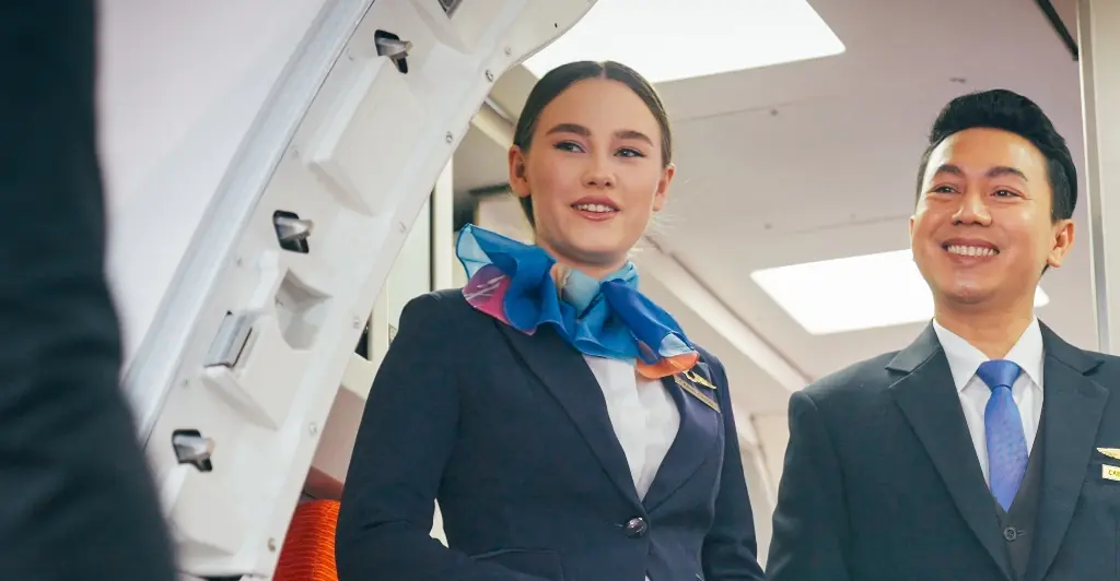 Flight attendant shares video showing why your answer is very important as they welcome you onto a plane