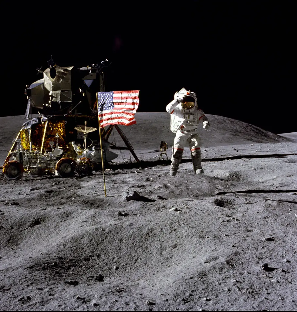 Moon landing Credit: Heritage Space/Heritage Images via Getty Images