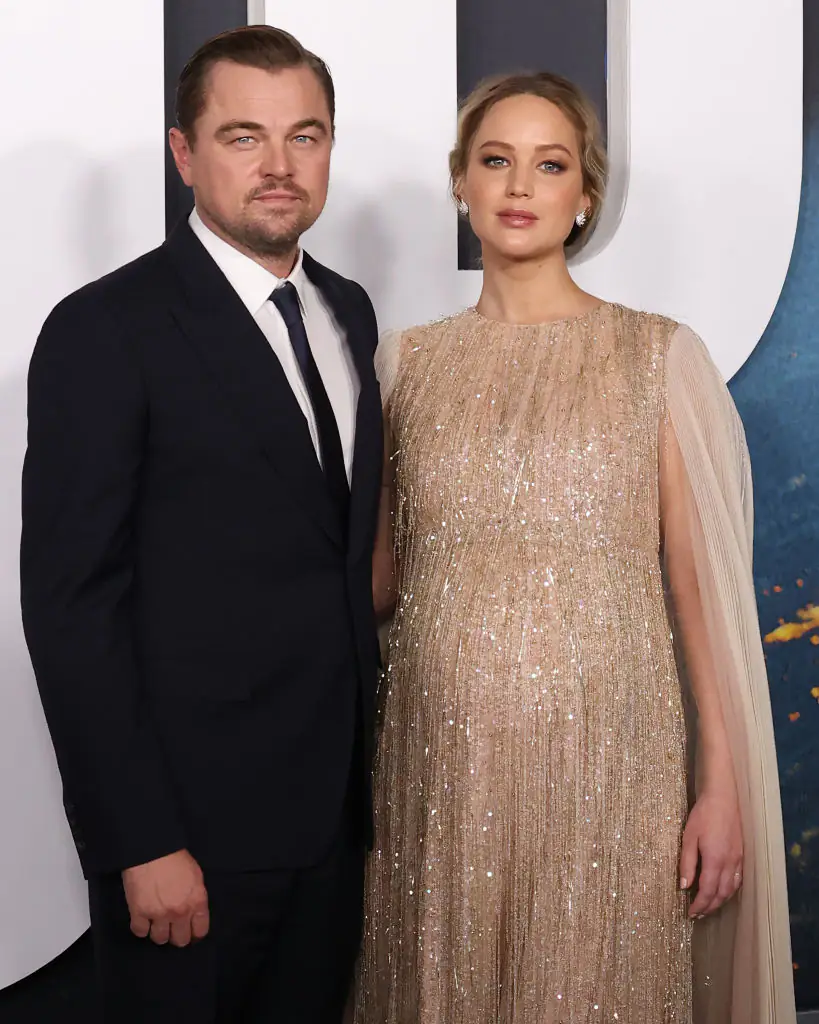 Leonardo DiCaprio and Jennifer Lawrence previously worked together on Don't Look Up. Credit: <a href=