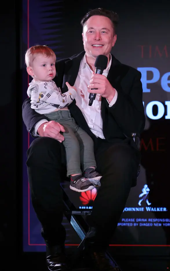  Elon musk revealed in 2020 that his son is named X Æ A-Xii. Credit: Theo Wargo / Getty