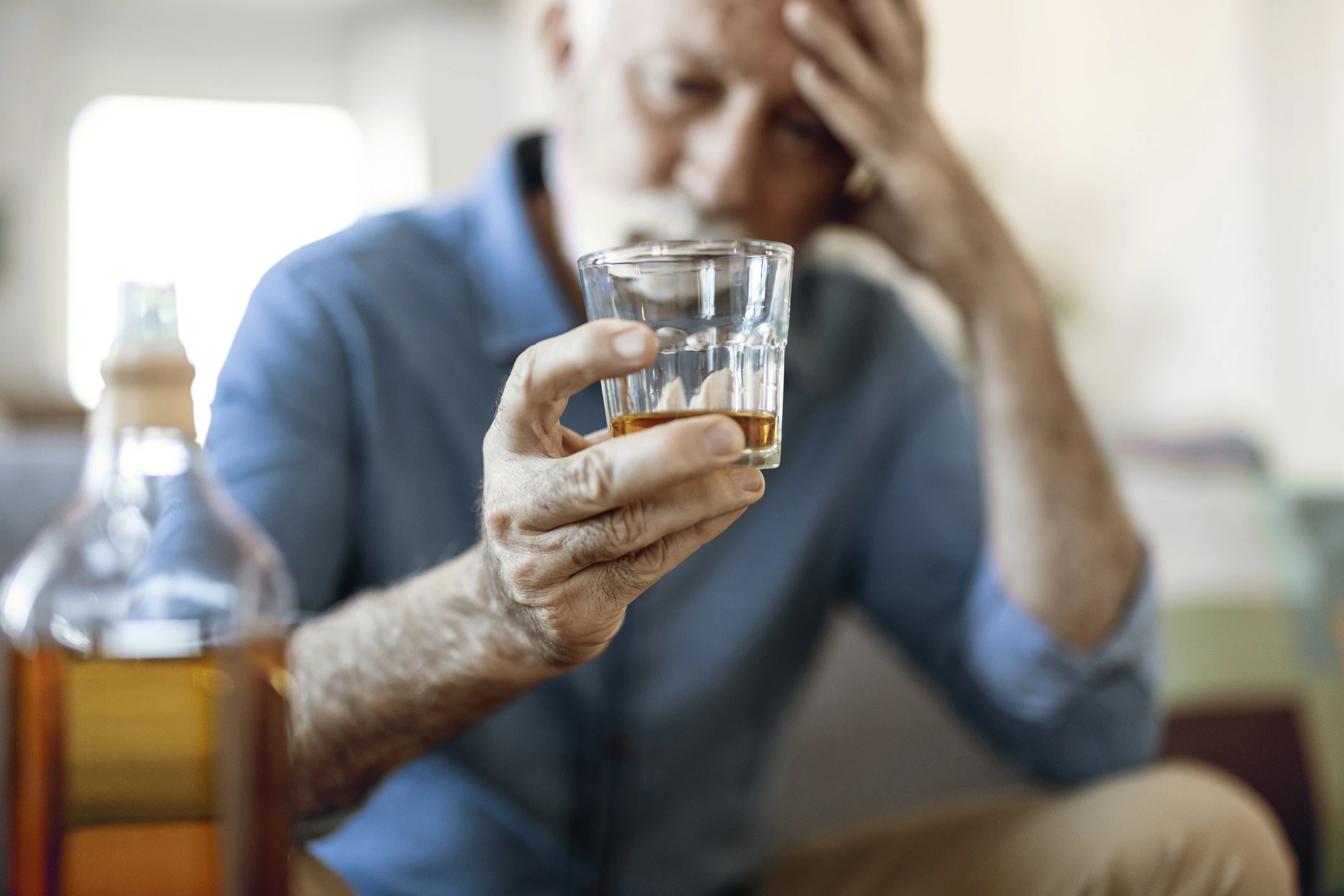 Drinking alcohol is best avoided entirely. Credit: PixelsEffect / Getty