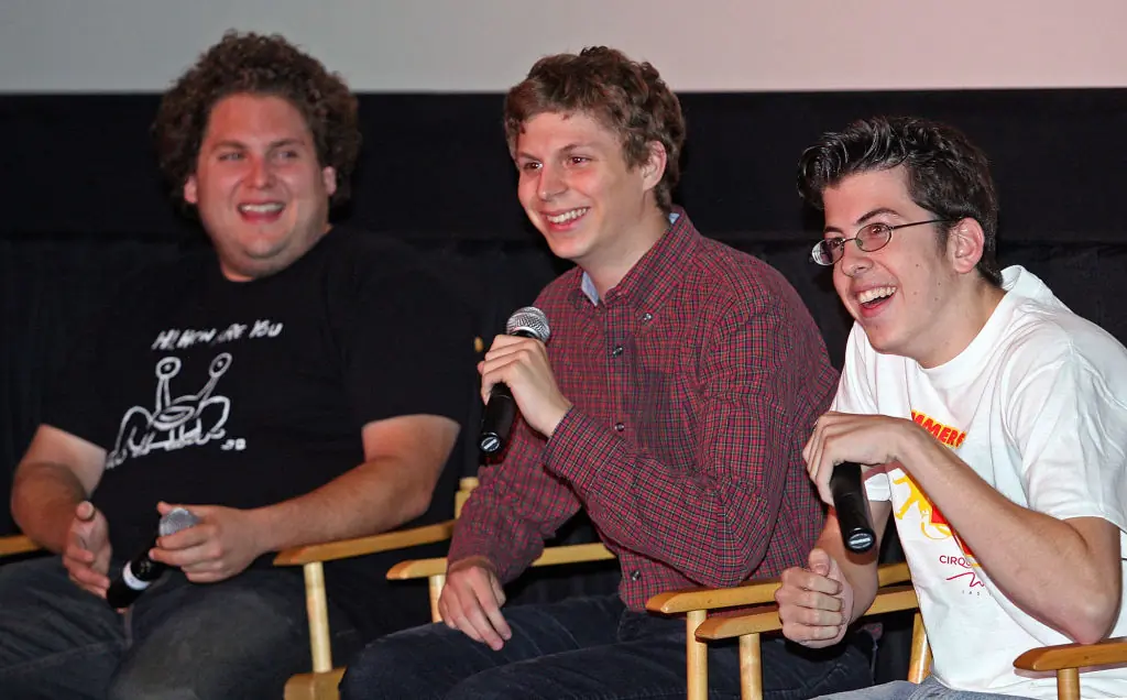 Hill (left) wanted Mintz-Plasse (right) not to be hired. Credit: John Wilcox/MediaNews Group/Boston Herald via Getty Images