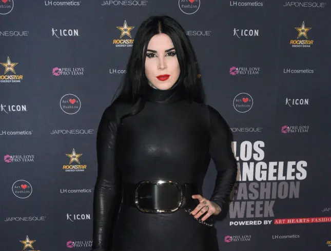 Kat Von D shares tattoo update after covering her body in black ink following groundbreaking lawsuit