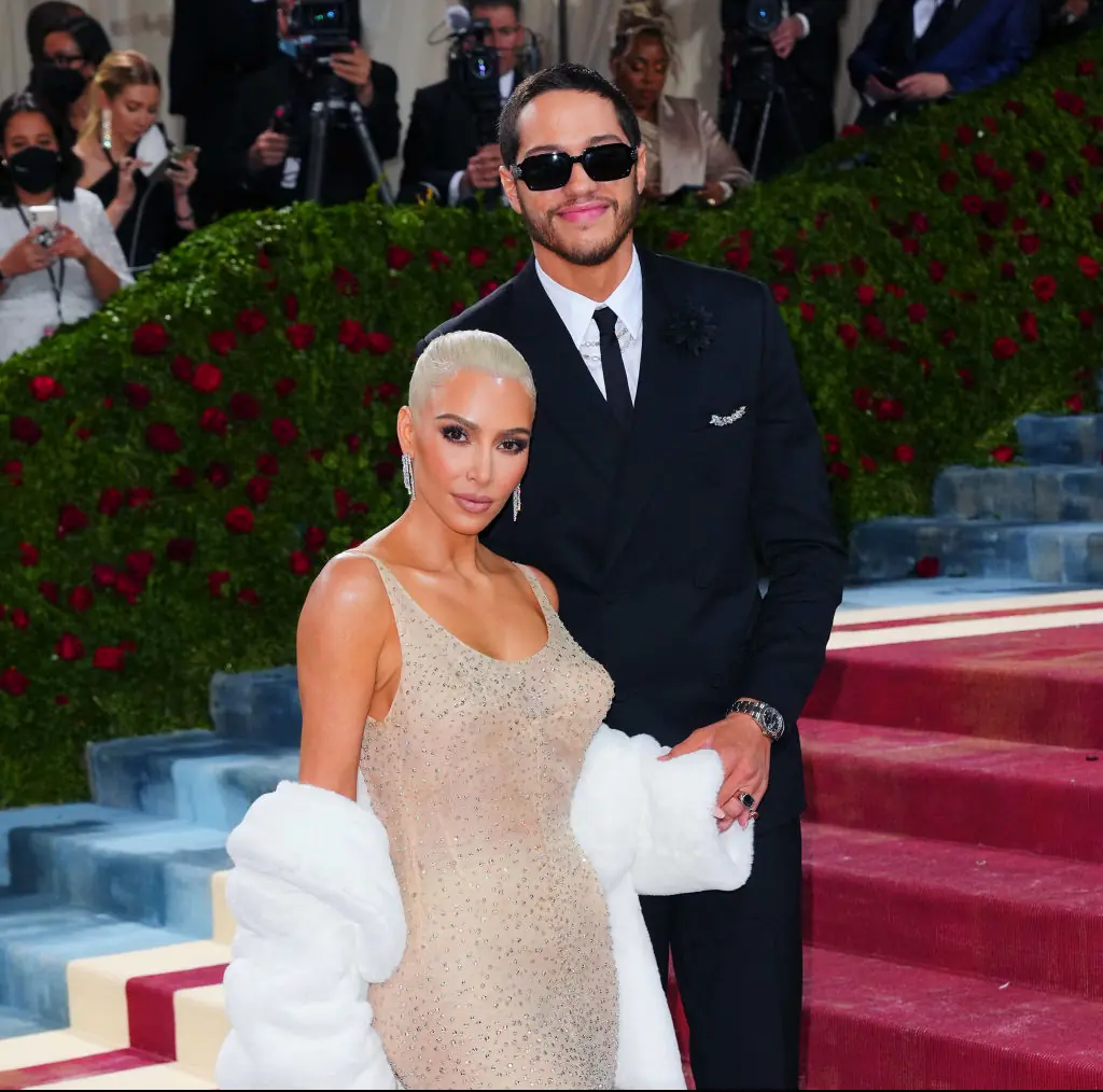Kim Kardashian and Pete Davidson. Credit: Gotham / Getty