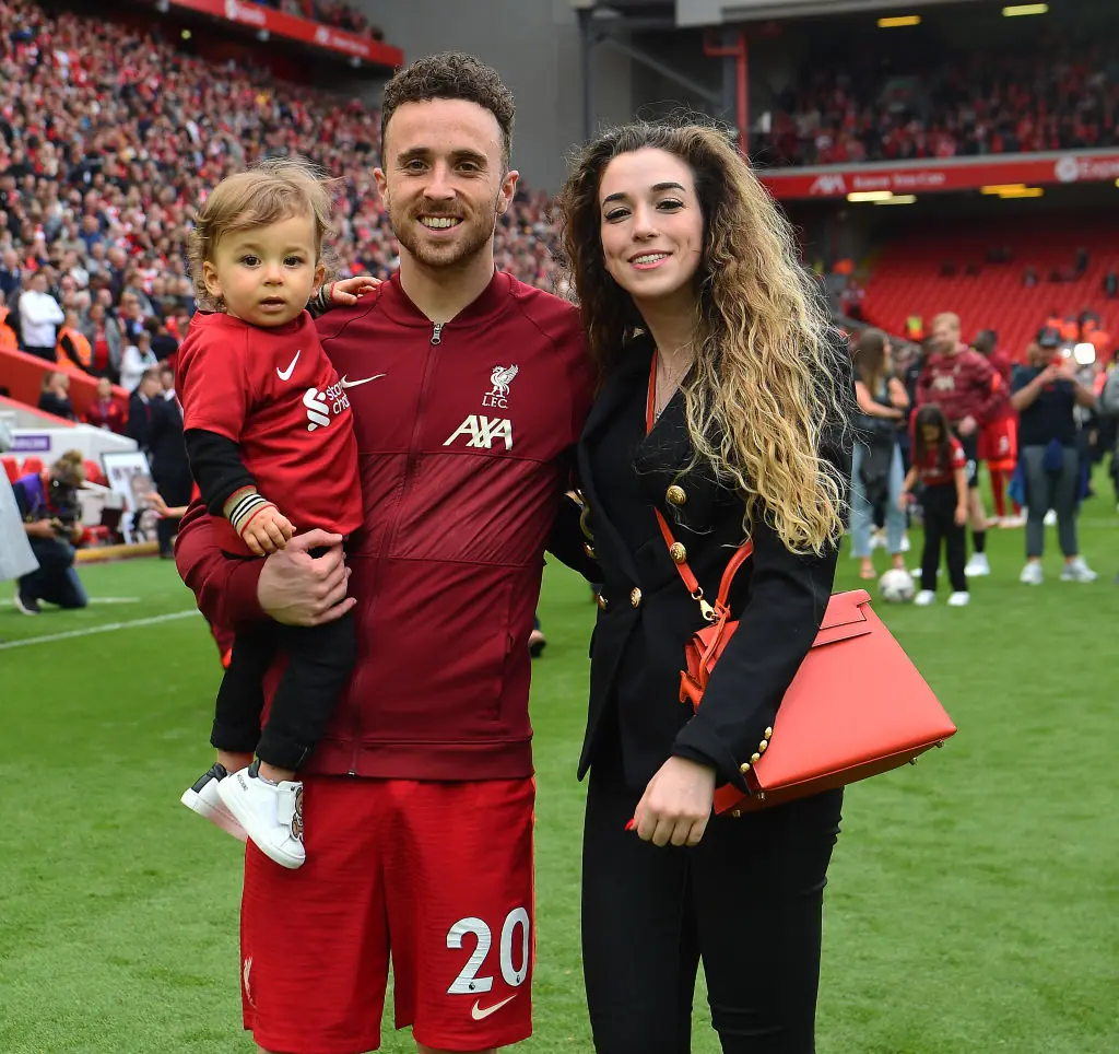 Diogo Jota's heartbroken wife, Rute Cardoso, helped carry his coffin. Credit: John Powell / Getty
