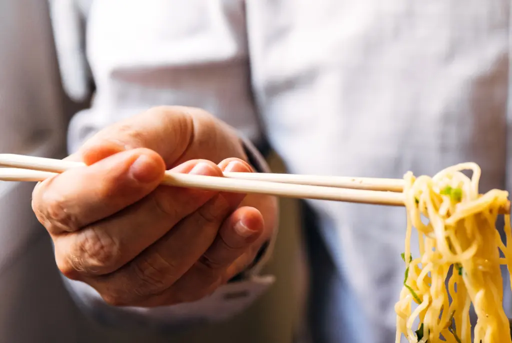 The ramen restaurant was hit with bad reviews after the footage went viral. Credit: Alexander Spatari/Getty Images