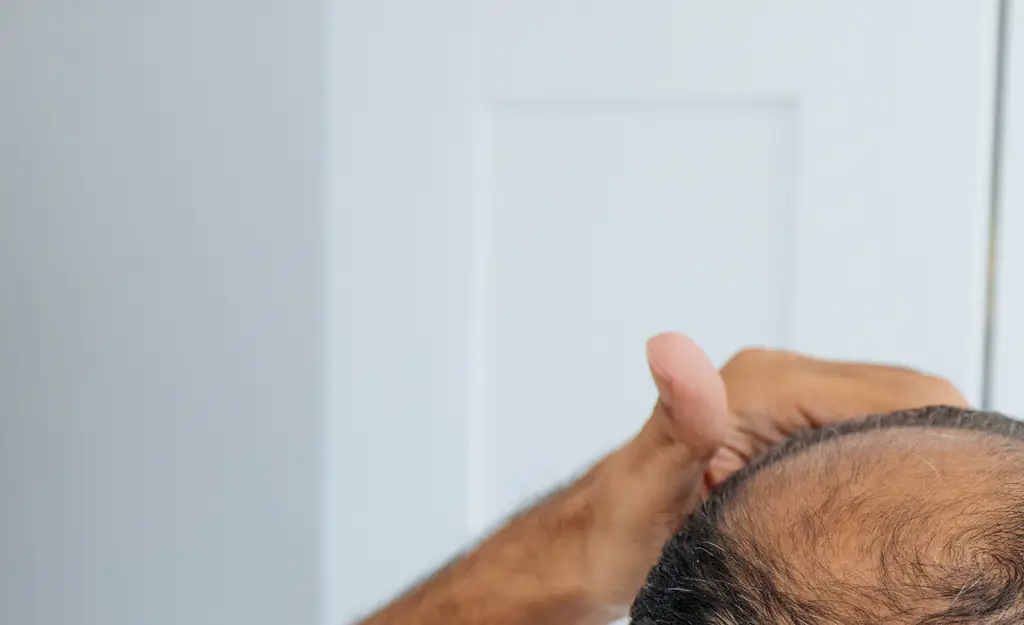 Man left with swollen head following hair transplant shows off results