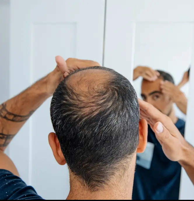 Man left with swollen head following hair transplant shows off results - Article Image 1
