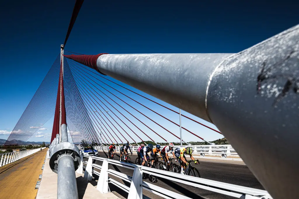 Climbing the bridge is prohibited. Credit: Europa Press Sports/Getty