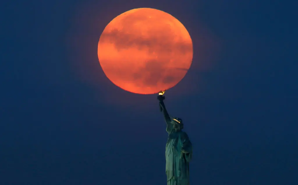 The Harvest moon relates to the time of year it takes place, Credit: Gary Hershorn/Getty Images