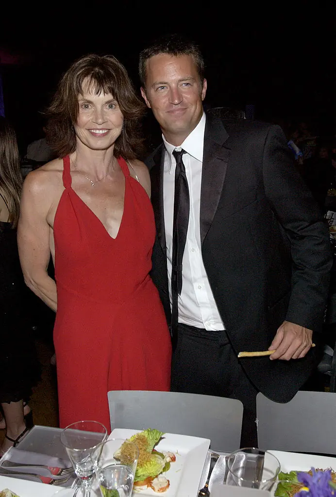 Matthew Perry and his mother. Credit: Vince Bucci / Getty