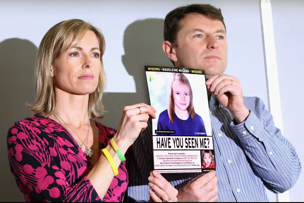 Kate and Gerry McCann. Credit: Dan Kitwood / Getty