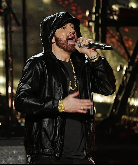 Eminem dedicated his latest music video to his daughter. Credit: Jeff Kravitz/FilmMagic/Getty