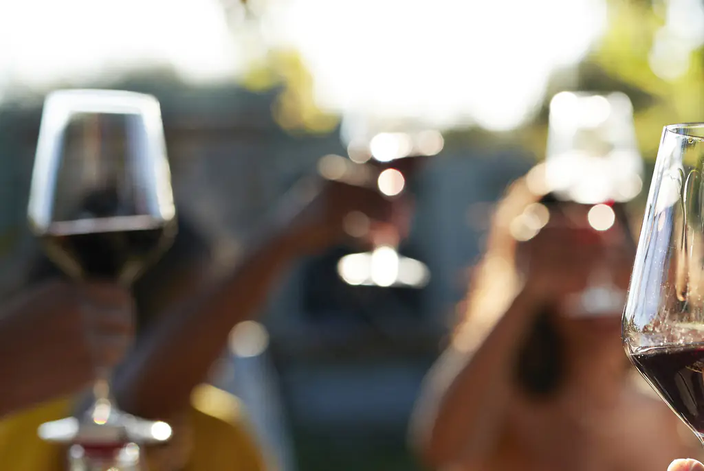 Spectacular moment small town was flooded by more than 2 million liters of red wine