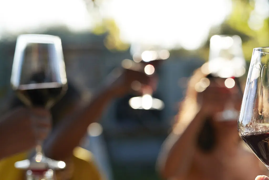 Spectacular moment small town was flooded by more than 2 million liters of red wine