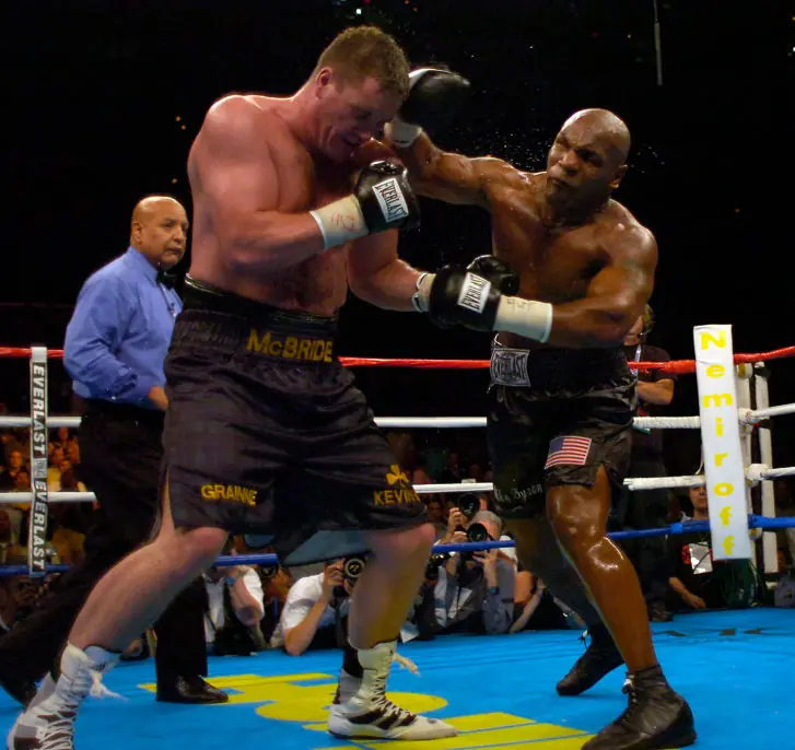 Kevin McBride was Tyson's final competitive opponent. Credit: Focus On Sport  / Getty