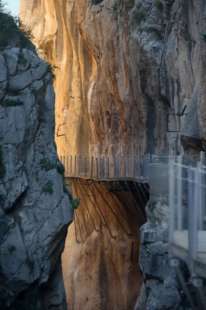 The student died after falling from the infamous Caminito del Rey pathway, close to the village of El Chorro in Malaga. Credit: Europa Press News / Getty