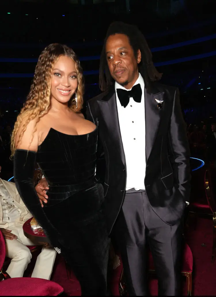 Jay-Z has the support of his family. Credit: Kevin Mazur/Getty