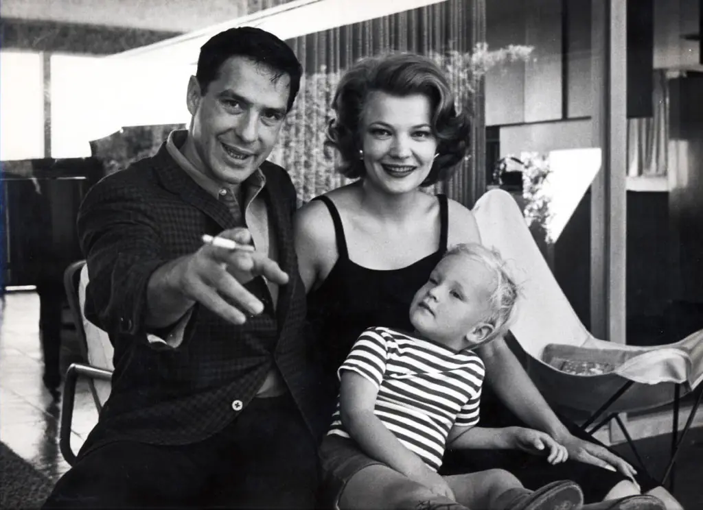 John, Gena, and their son Zach in a candid moment at their house in 1964. Credit: Alexandre Fuchs / Getty