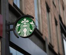 A Starbucks coffee shop.