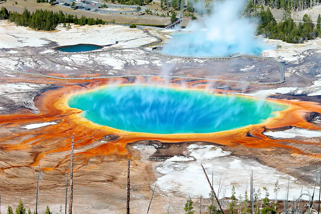 Yellowstone's geysers can be extremely dangerous. Credit: Chung Hu/Getty Images 