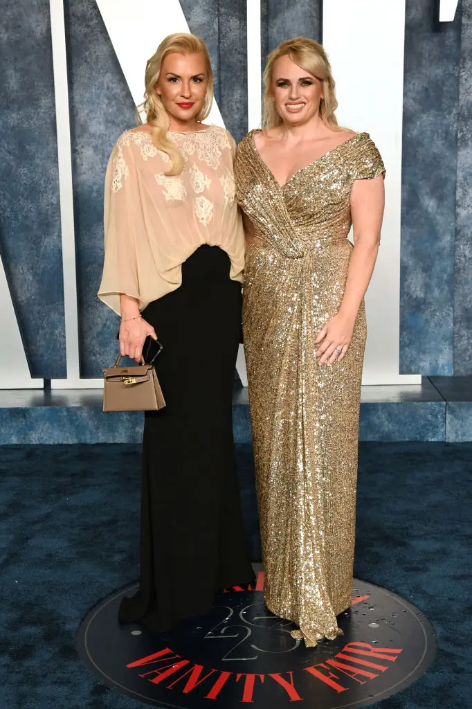 Rebel Wilson and partner Ramona Agruma. Credit: Jon Kopaloff / Getty