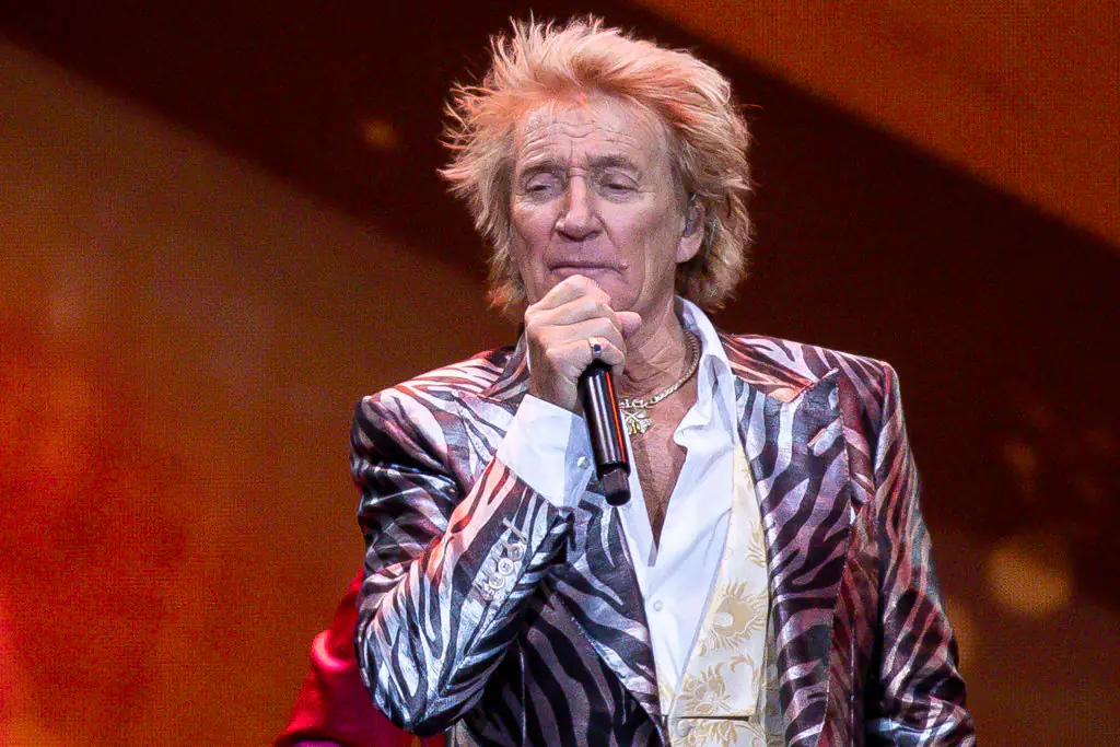 Rod Stewart is no stranger to speaking out against Trump. credit: Sam Tabone / Getty