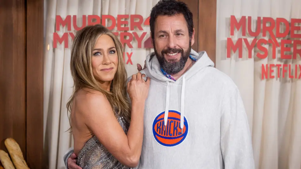 Jennifer Aniston and Adam Sandler