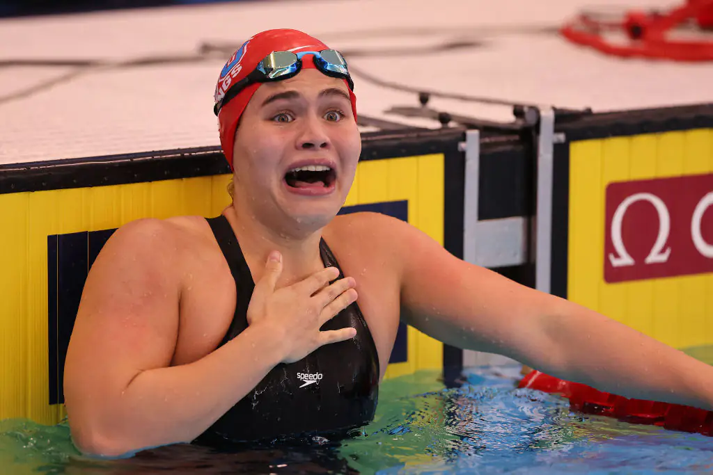 The swimmer claimed her decision was not as a result of her performance at these games. Credit: Michael Reaves/Getty Images