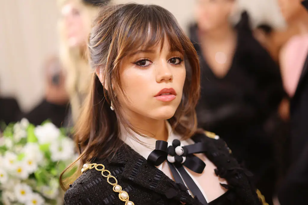 Carpenter stars alongside Ortega in her latest music video. Credit: Matt Winkelmeyer/MG23/Getty/The Met Museum/Vogue